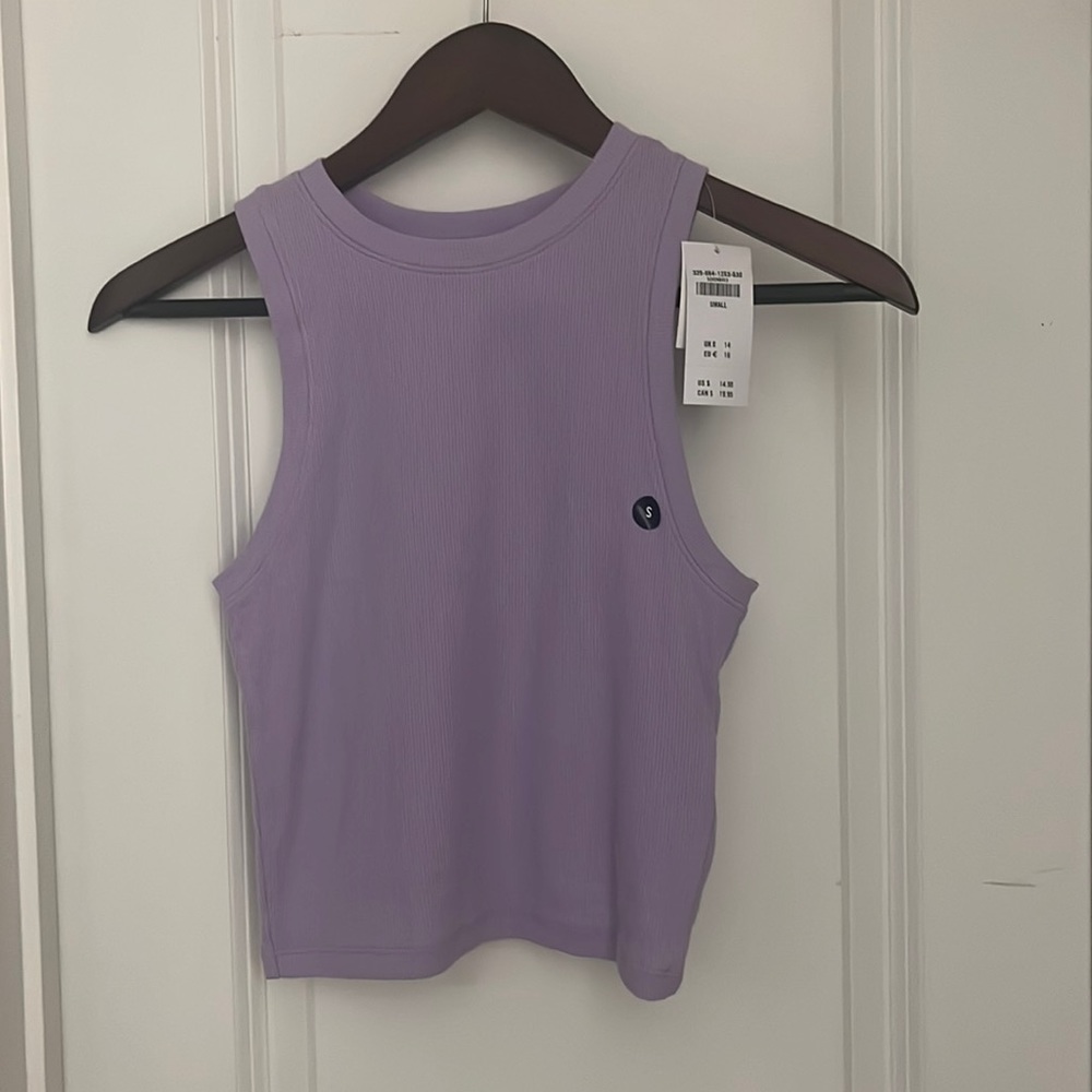 Hollister cropped rubbed tank